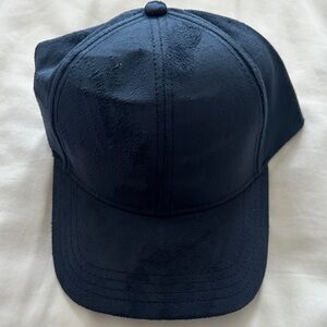 C.C Deep Suede Navy Blue Casual Cap
